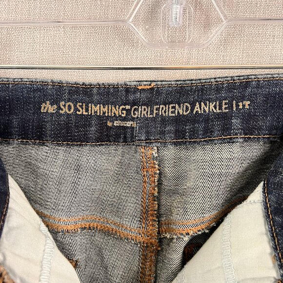 Chicos So Slimming Girlfriend Slim Leg Ankle Jeans   Size: 1 Tall - Picture 4 of 6